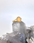 Diamond Halo Signet Ring