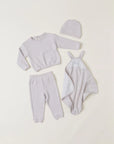 Malibu Collection Brushed Fleece Baby Sweats Set Bundle
