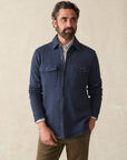 Inlet Knit CPO - Navy Knight Melange