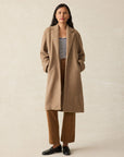 Atlantic Knit Coat - Cappuccino