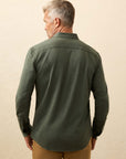 Coastline Knit Shirt - Forest Heather