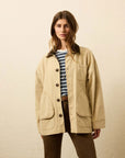 Sunwashed Canvas Barn Jacket - Sandy Khaki