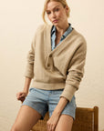 Jackson V Neck Popover Oatmeal Heather