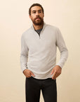 Legend Sweater Quarter Zip - Light Heather Grey