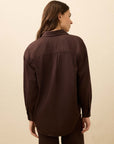 Sunfair Denim Shirt Chocolate Brown