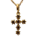 Dainty Diamond Cross Necklace