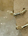 Bamboo Huggie Hoops