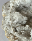 Giselle Necklace - Emerald Cut Bezel Diamond Necklace