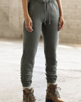 Empire Jogger - Washed Sage French Terry