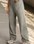 Oversized Straight Leg Jogger - Sand French Terry