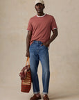 Sunwashed Regenerative Pocket Tee - Copper Red