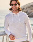 Sunwashed Slub Hoodie - White