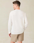 Long-Sleeve Sunwashed Tee - White
