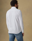 Costa Pique Shirt Pure White