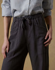 Topanga Drape Pant - Washed Black