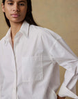 Coastal Poplin Relaxed Shirt - White