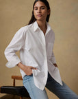 Coastal Poplin Relaxed Shirt - White