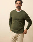 Long-Sleeve Sunwashed Tee - Fall Evergreen