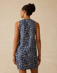 Alston Dress - Juniper Ikat Blue