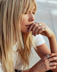 Charlotte Heart Starburst Ring - 14k Gold
