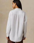 Laguna Linen Relaxed Shirt - White