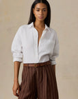 Laguna Linen Relaxed Shirt - White