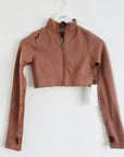Crop Zip Long Sleeve