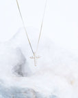 Diamond Cross with Box Chain