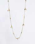 Pearl and Gold Bead Necklace