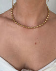 Large Ball Chain Choker Necklace