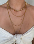 Large Ball Chain Choker Necklace