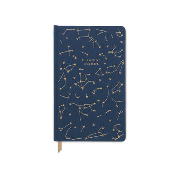Cloth Journal - Navy Constellations 