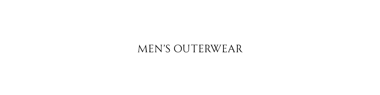 Men's Outerwear