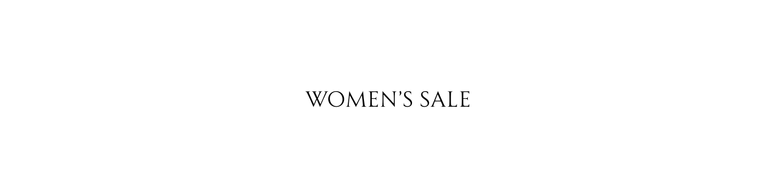 Women's Sale