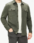 Inlet Knit CPO  - Olive Leaf Melange