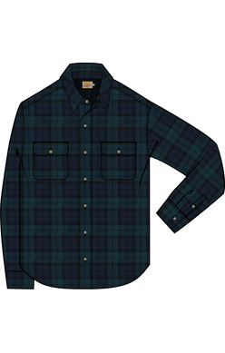 Legend Sweater Shirt - Blackwatch Plaid