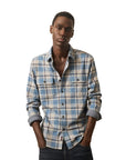 Legend Sweater Shirt - Overcast Ocean Plaid