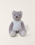 Cozy Chic Bear Buddie With Vest - Taupe-Cream