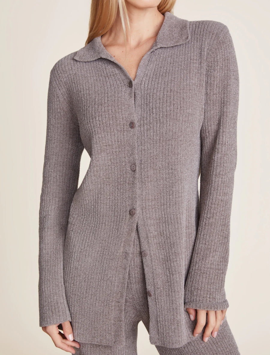 CozyChic Ultra Lite Ribbed Button Down Cardigan
