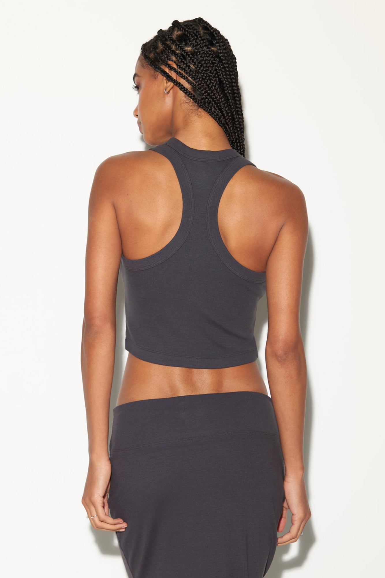 Moss Rib Tank - Ash