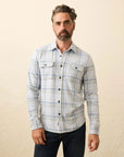 Legend Sweater Shirt - Maine Sky Plaid