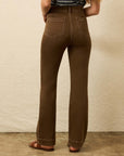 Stretch Terry Patch Pocket Pant - Walnut