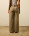 Stretch Terry Sailor Trouser - Desert Khaki
