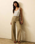 Stretch Terry Sailor Trouser - Desert Khaki