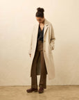 Atlantic Knit Coat - Oat Melange