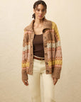 Highland Fairisle Cardigan - Lakeside Fairisle Haze