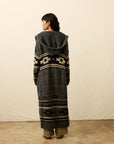 Chahtah Hooded Duster - Charcoal