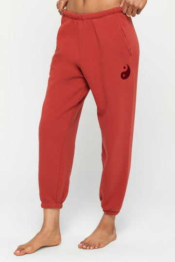 Yin Yang Star Sol Sweatpant Redstone