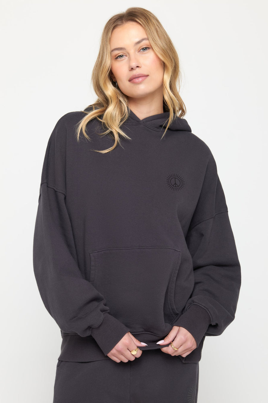 Peace Of Mind Easy Hoodie - Vintage Black