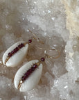 Shell and Bead Earrings